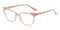 Evangeline Champagne Cat Eye TR90 Eyeglasses