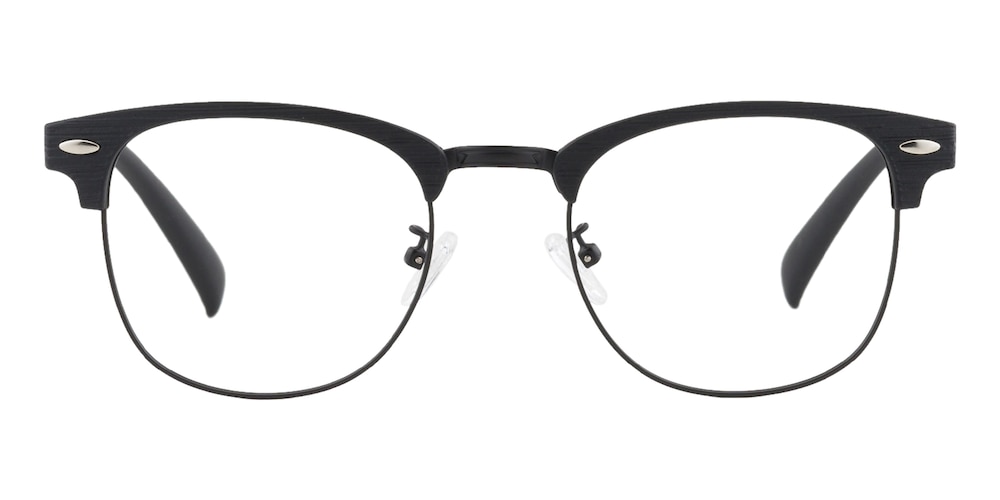 Ogden Black Browline TR90 Eyeglasses
