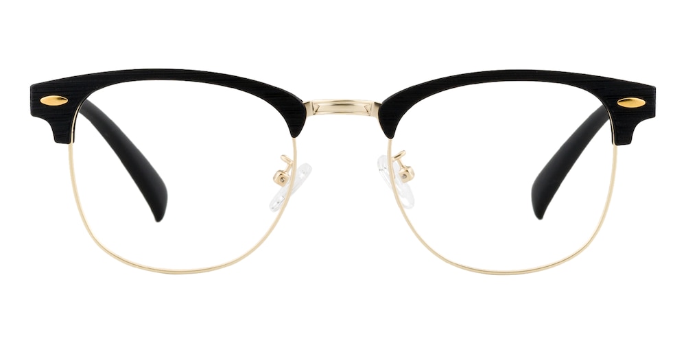 Ogden Black/Golden Browline TR90 Eyeglasses