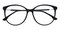 Tammy Black Oval TR90 Eyeglasses