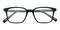 Lubbock Black Rectangle TR90 Eyeglasses