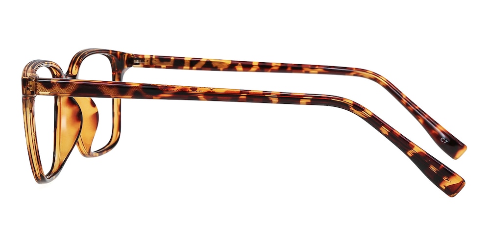 Lubbock Tortoise Rectangle TR90 Eyeglasses