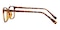 Lubbock Tortoise Rectangle TR90 Eyeglasses