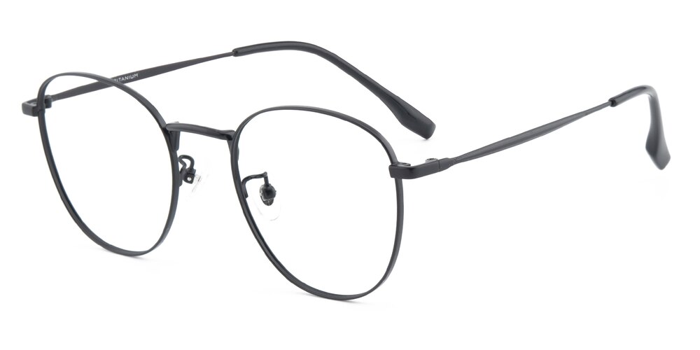 Walla Black Square Titanium Eyeglasses