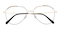 Janet Black/Golden Aviator Titanium Eyeglasses