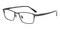 Bradley Gunmetal Rectangle Titanium Eyeglasses