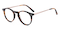 Corvallis Tortoise/Golden Round Metal Eyeglasses