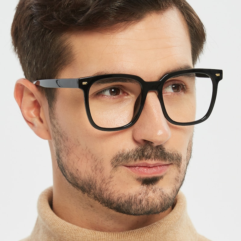 Joni Black Horn TR90 Eyeglasses