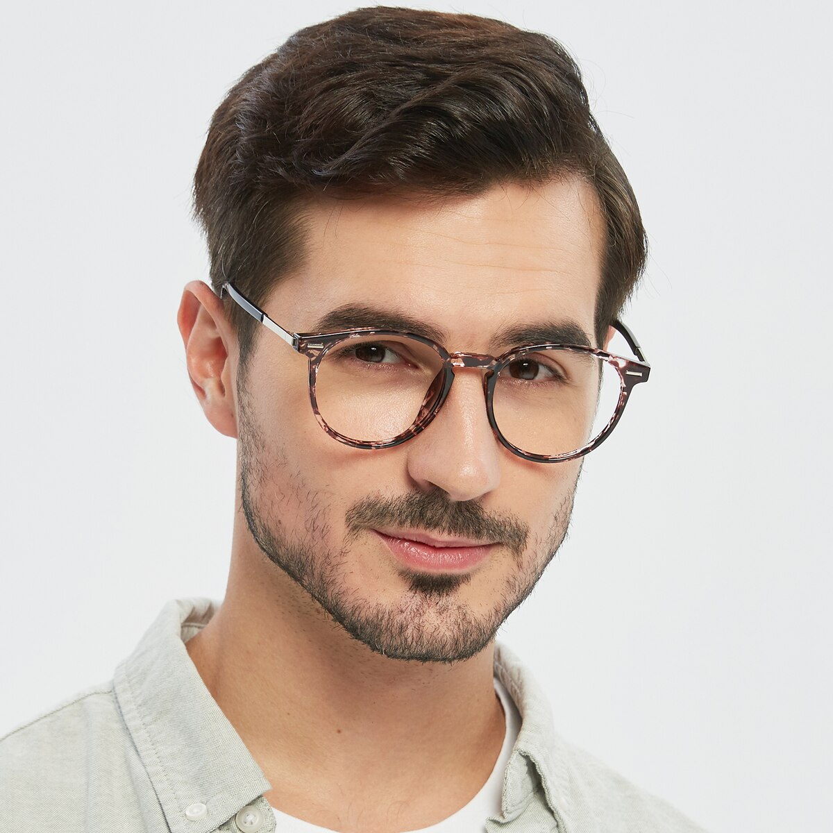 Hattiesburg Classic Wayframe Tortoise/Floral Eyeglasses
