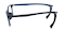 Goodland Blue Rectangle TR90 Eyeglasses