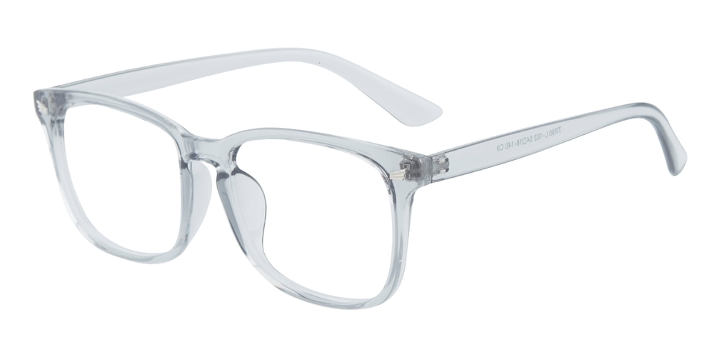 Indianapolis Gray Rectangle TR90 Eyeglasses