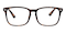 Indianapolis Tortoise Rectangle TR90 Eyeglasses