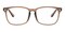 Indianapolis Brown Rectangle TR90 Eyeglasses