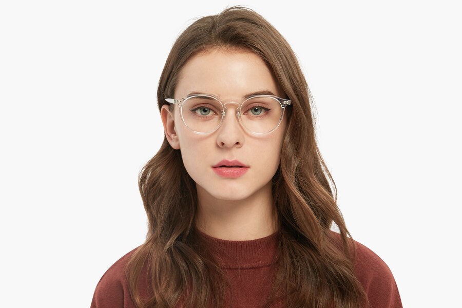 Glendale Classic Wayframe Crystal Eyeglasses