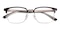 Bainbridge Black/Golden Rectangle TR90 Eyeglasses