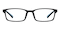 Naperville Black/Blue Rectangle TR90 Eyeglasses
