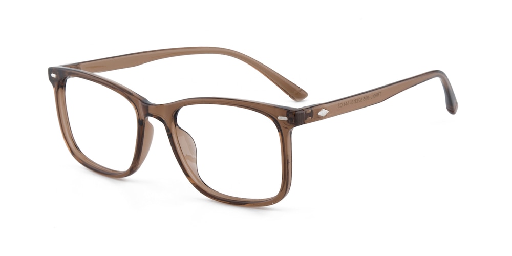 Owensboro Brown Rectangle TR90 Eyeglasses