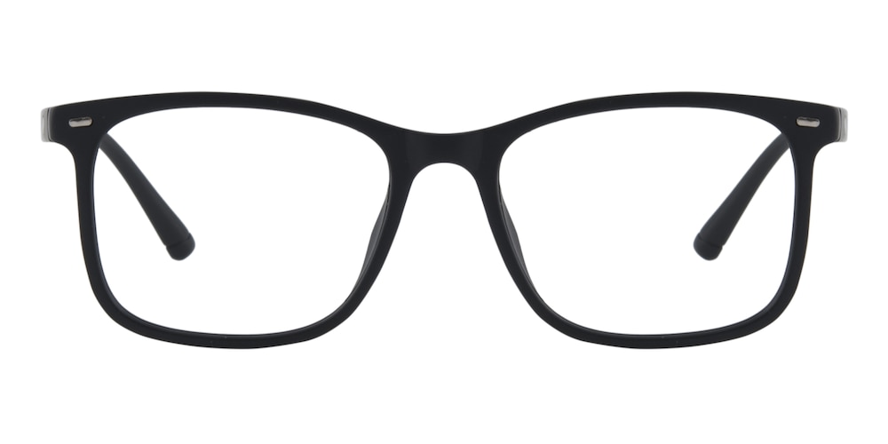 Owensboro Black Rectangle TR90 Eyeglasses