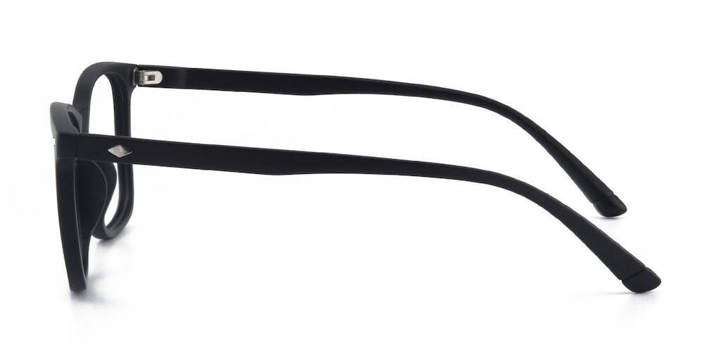 Owensboro Black Rectangle TR90 Eyeglasses