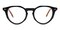 Downey Black/Tortoise Round Acetate Eyeglasses