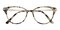 Dolores Petal Tortoise/Golden Cat Eye Acetate Eyeglasses