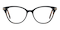 Dolores Green/Golden/Tortoise Cat Eye Acetate Eyeglasses