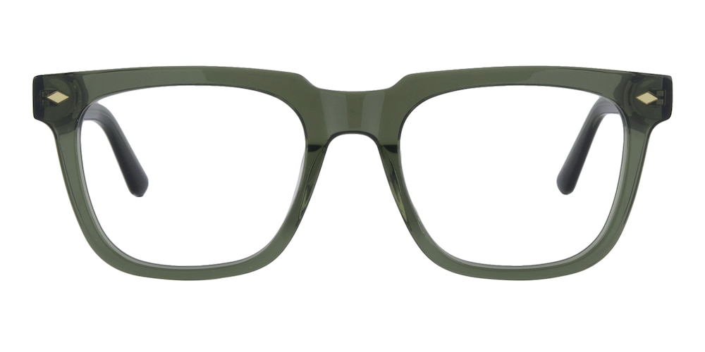 Kissimmee Green Square Acetate Eyeglasses