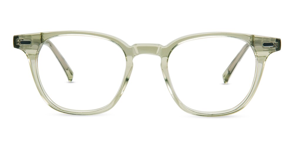 Tallahassee Green Square Acetate Eyeglasses
