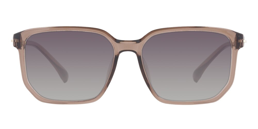 Albany Brown Rectangle TR90 Sunglasses