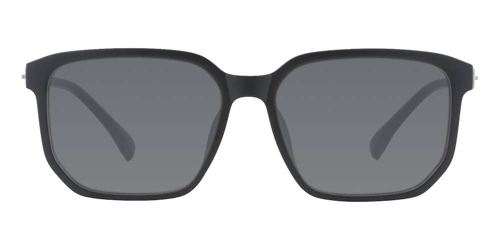 Albany Black Rectangle TR90 Sunglasses