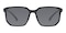 Albany Black Rectangle TR90 Sunglasses