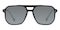 Shreveport Black Aviator TR90 Sunglasses