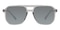 Shreveport Gray Aviator TR90 Sunglasses