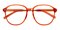 Waterville Orange Round Acetate Eyeglasses