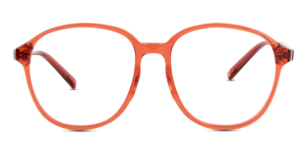 Waterville Orange Round Acetate Eyeglasses
