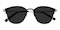 Jonesboro Black/Silver Round Metal Sunglasses