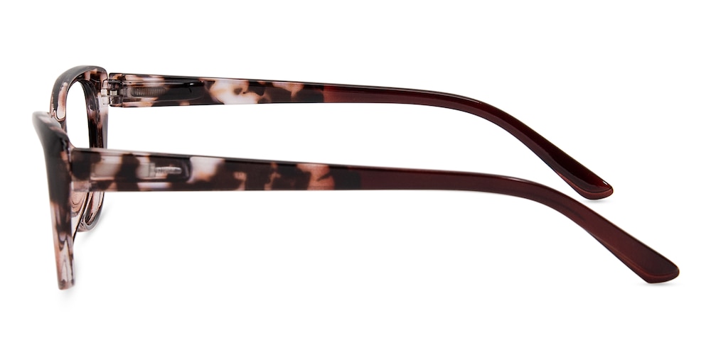 Astrid Brown Cat Eye Plastic Eyeglasses