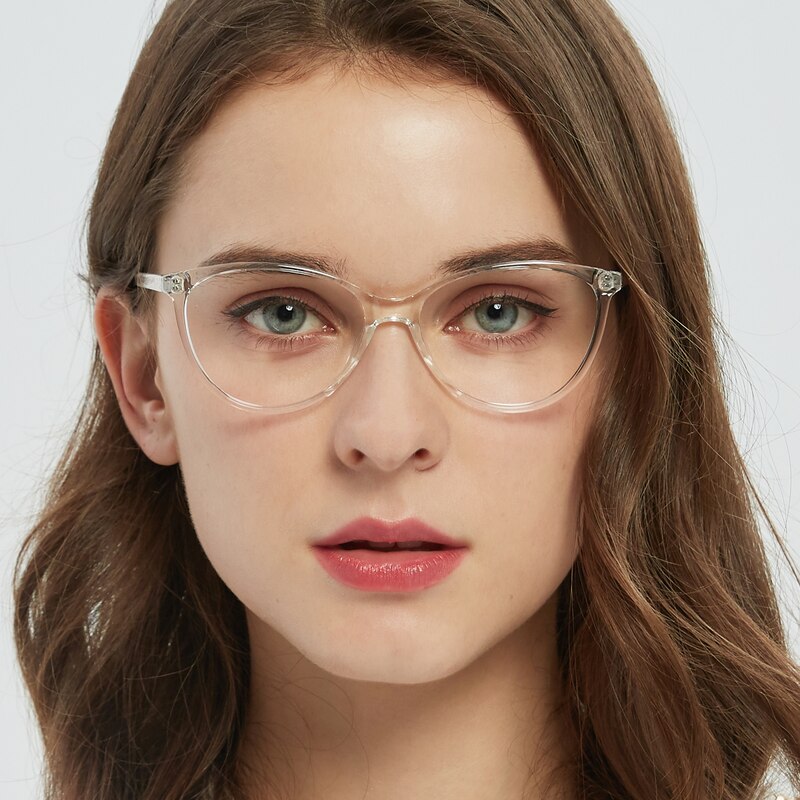 Eden Crystal Cat Eye TR90 Eyeglasses
