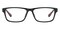 Hillsborough Black/Chocolate Rectangle Plastic Eyeglasses
