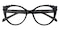 Eve Black Cat Eye TR90 Eyeglasses