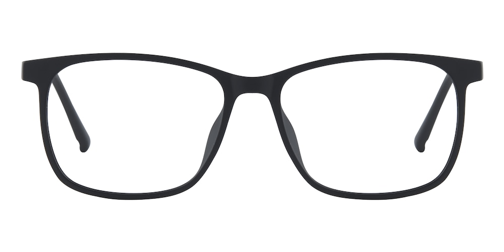 Grove Black/Gray Rectangle TR90 Eyeglasses