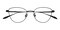 Mill Black Cat Eye Titanium Eyeglasses