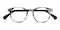 Oklahoma Petal Tortoise/Green Round Acetate Eyeglasses