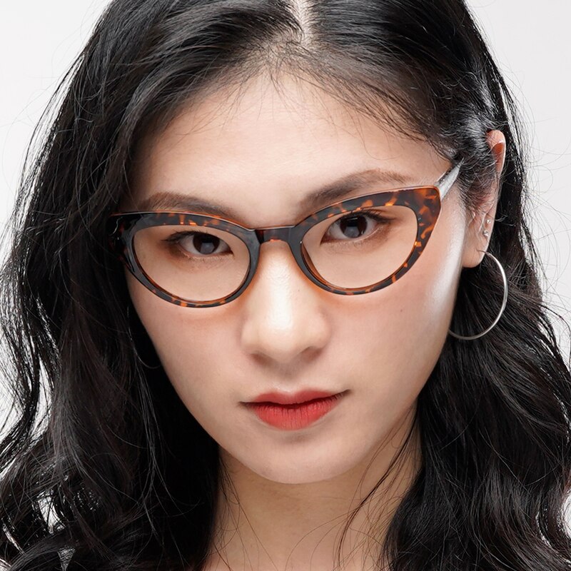 Jessica Tortoise Cat Eye TR90 Eyeglasses