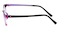 Bray Purple Oval TR90 Eyeglasses