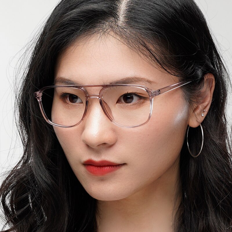 Oak Purple Aviator TR90 Eyeglasses