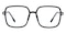 DesMoines Black Square TR90 Eyeglasses