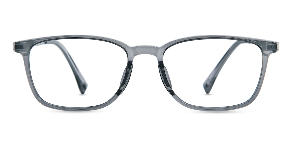 Peabody Gray/Gunmetal Rectangle TR90 Eyeglasses