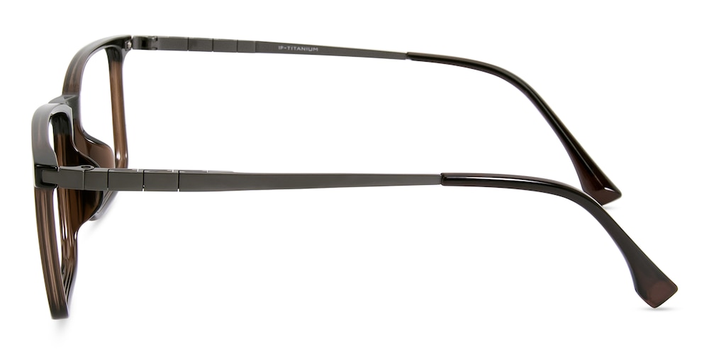 Orleans Black Rectangle TR90 Eyeglasses