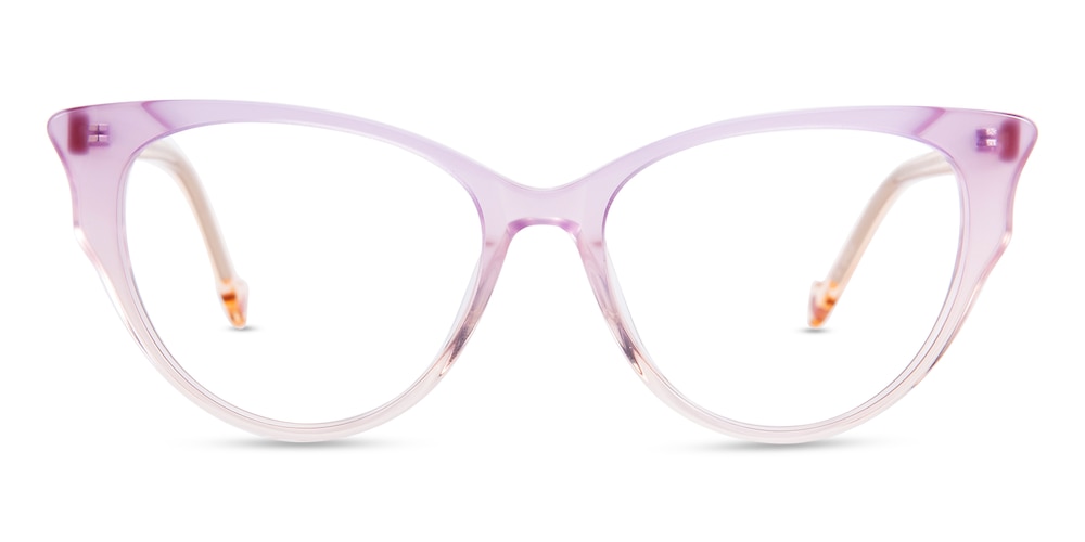 Eartha Pink/Purple Cat Eye Acetate Eyeglasses